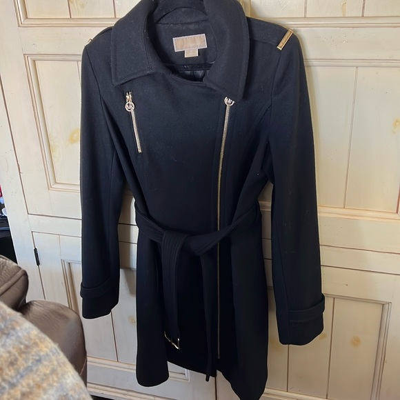 Michael Kors Wool Belted Coat size 10 women’s - Picture 1 of 7